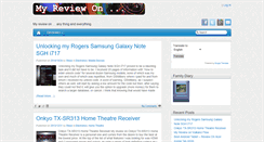 Desktop Screenshot of myreviewon.com