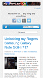 Mobile Screenshot of myreviewon.com